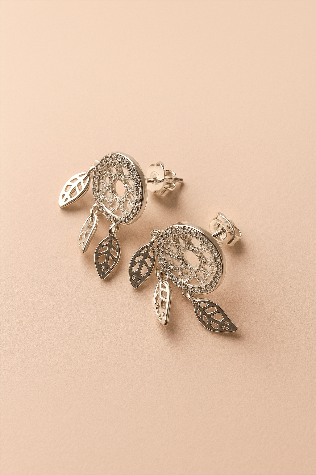 Dreamcatcher Earrings – 925 Sterling Silver Earrings with Dreamcatcher Design