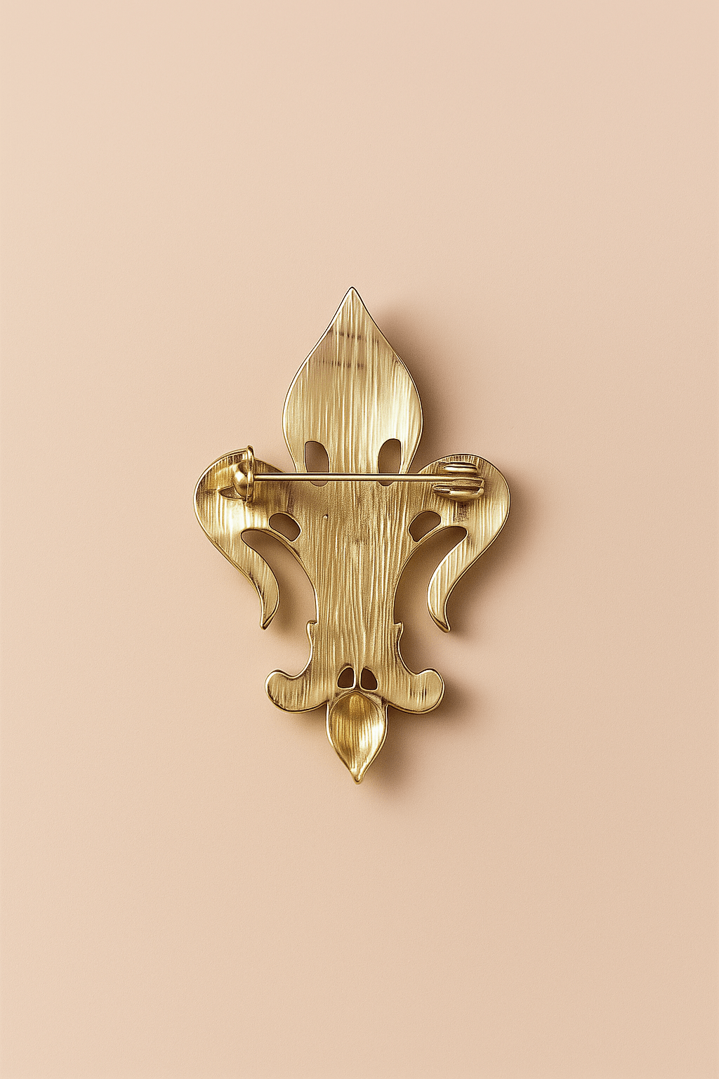 Fleur - de - Lis Brosche – eine wunderschöne Brosche mit klassischem Lilien - Design - VIDINLIS