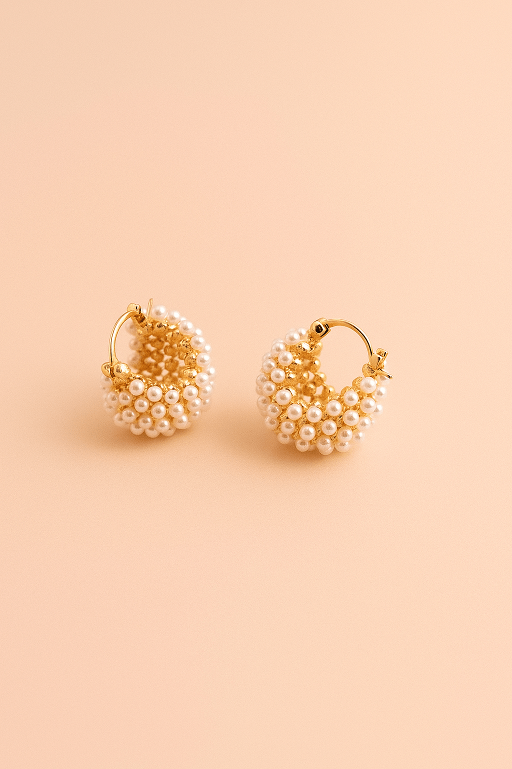 Ohrringe Pearl Crescent – Modeschmuck für Wandel, Wachstum und feminine Energie - VIDINLIS