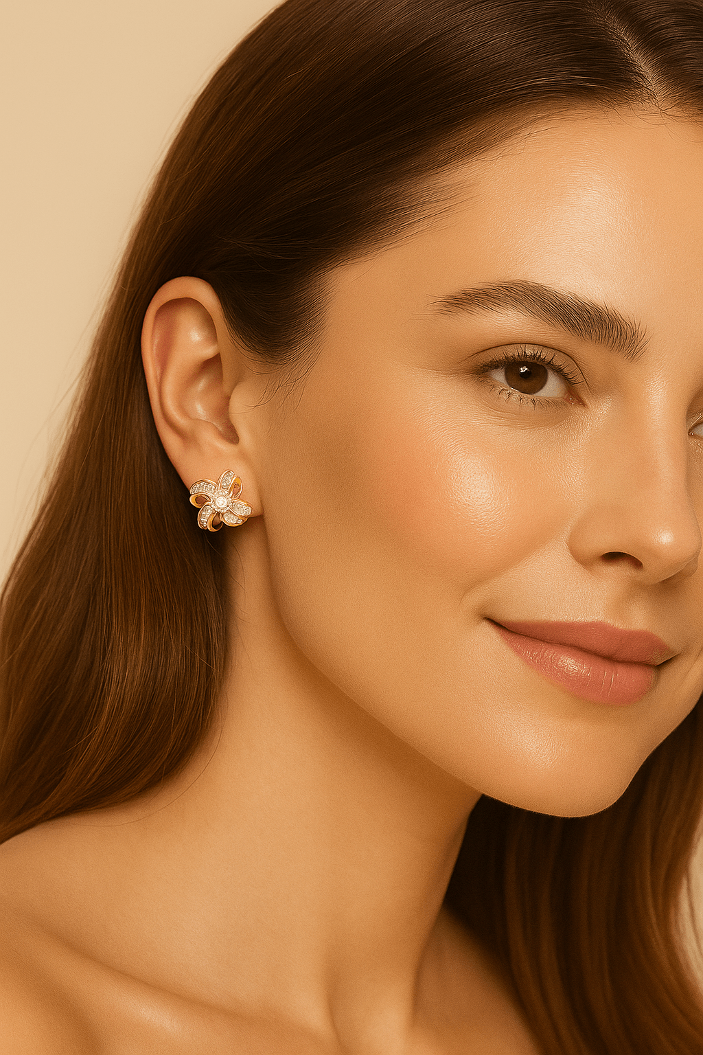 Ohrstecker – Glanzvolles Twist Design - VIDINLIS