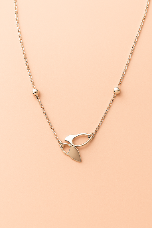 Halskette Inner Butterfly – 925er Sterlingsilber Kette mit Schmetterlings-Anhänger
