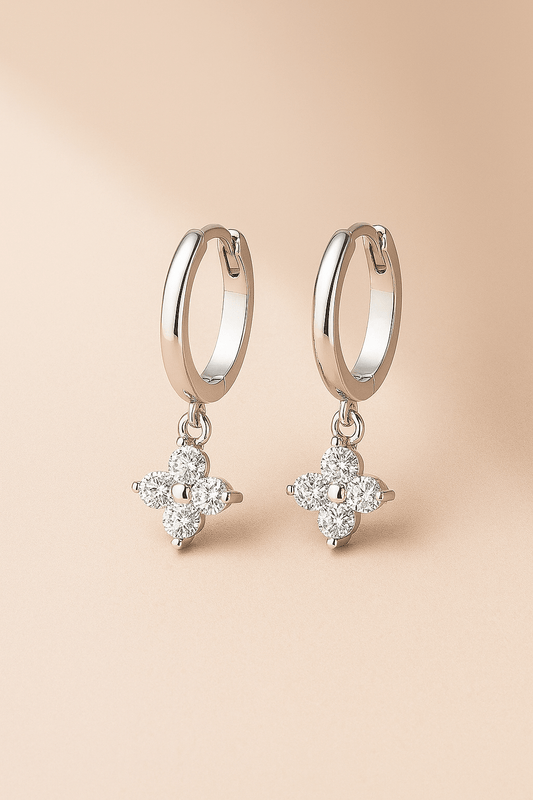 Ohrringe Leaf - 925er Sterlingsilber Ohrschmuck – fängt die Schönheit der Natur - VIDINLIS