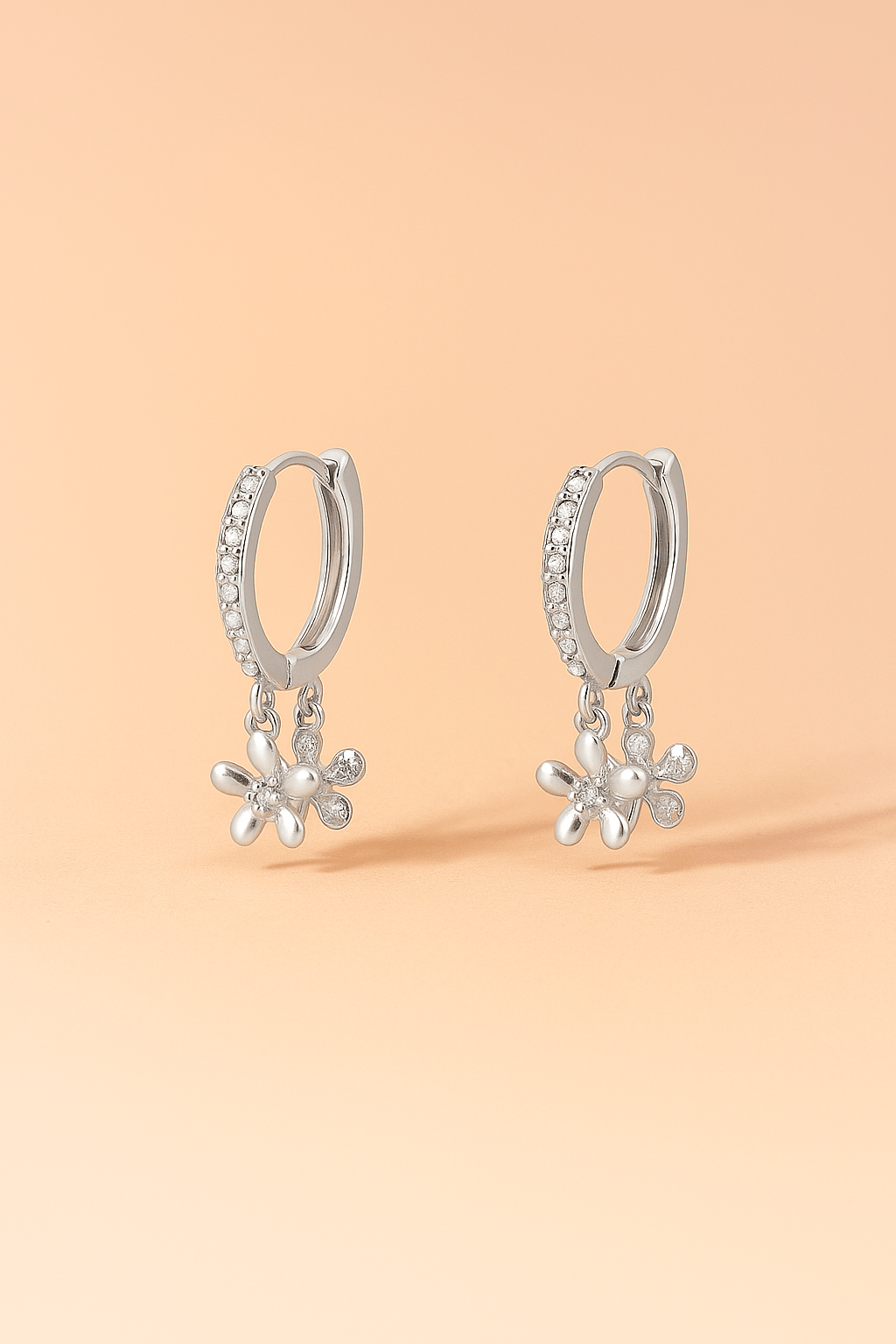 Ohrringe Blossom – 925er Sterlingsilber Ohrschmuck für Harmonie, Lebensfreude und natürliche Schönheit - VIDINLIS