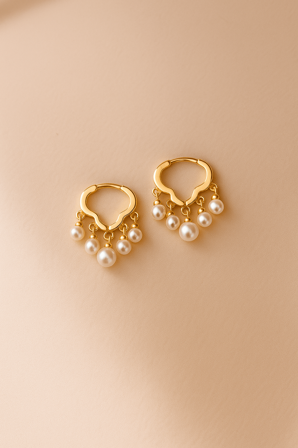 Ohrringe Drop Pearl - 925er Sterlingsilber Ohrschmuck für Reinheit, Beständigkeit und zeitlose Schönheit - VIDINLIS