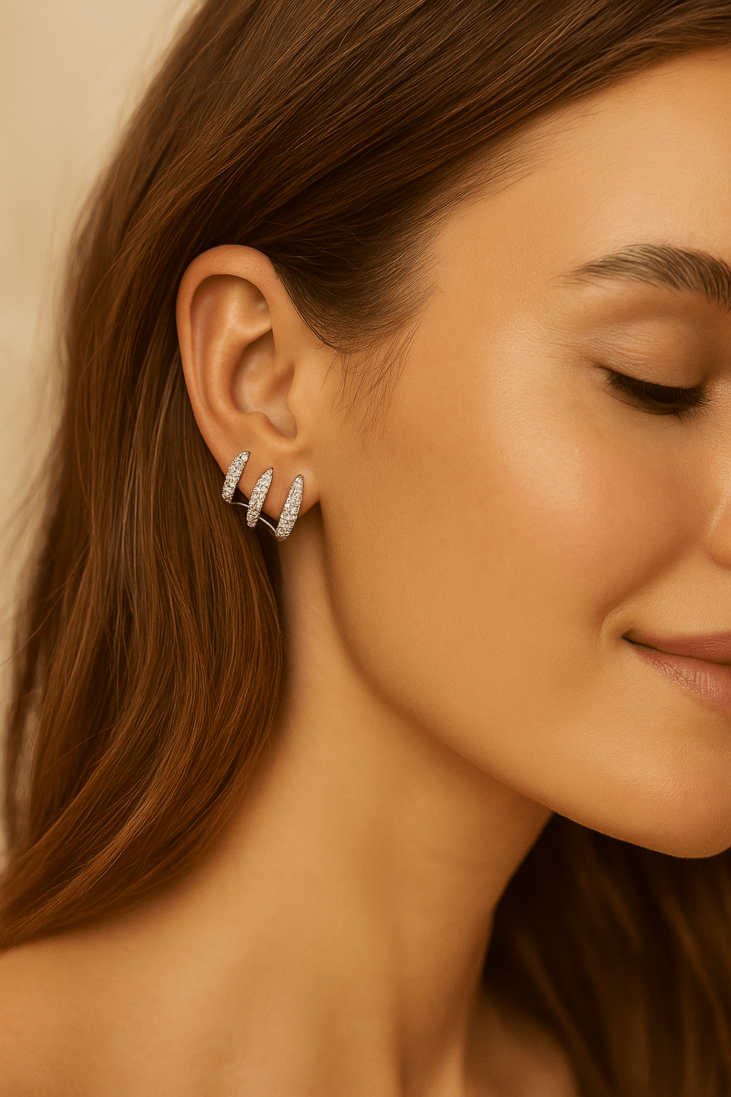 Ohrringe – Drei Elemente - VIDINLIS