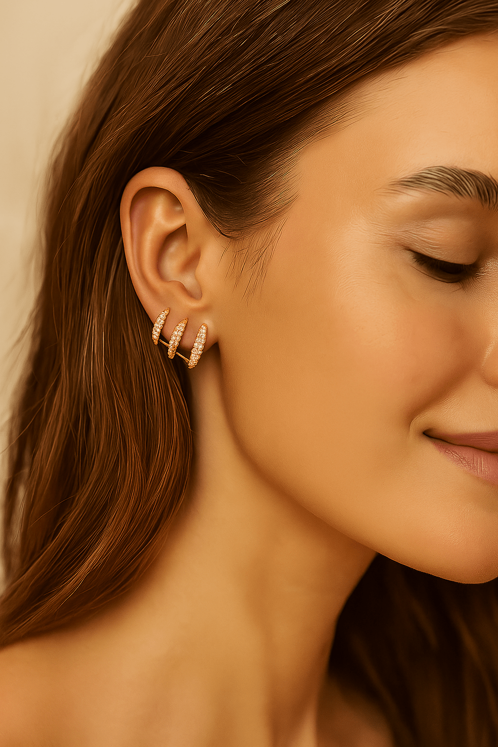 Ohrringe – Drei Elemente - VIDINLIS