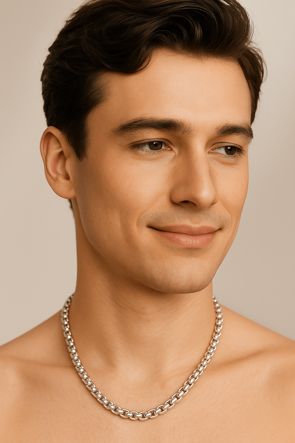 Halskette – Massives Gliederdesign - VIDINLIS